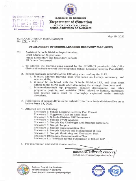 SDM No. 112, s. 2022 – Conduct Of .